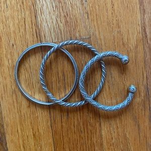 Silver bracelets 🕊